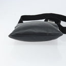 Salvatore Ferragamo Shoulder Bag Leather Black Silver Auth BA8970-5