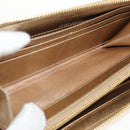 Salvatore Ferragamo Long Wallet Leather Gold Tone Auth BA8972V-19