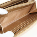 Salvatore Ferragamo Long Wallet Leather Gold Tone Auth BA8972V-21