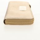 Salvatore Ferragamo Long Wallet Leather Gold Tone Auth BA8972V-4