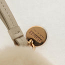 VERSACE Medusa Fluffy Shearling Charm Fur Beige Auth BA8973V-4