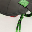 GUCCI GG Canvas Waist bag Nylon Gray Silver 752102 Auth BA8974V-17