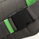 GUCCI GG Canvas Waist bag Nylon Gray Silver 752102 Auth BA8974V-18