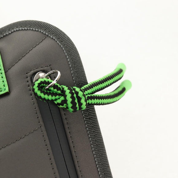 GUCCI GG Canvas Waist bag Nylon Gray Silver 752102 Auth BA8974V