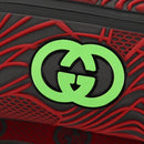 GUCCI GG Canvas Waist bag Nylon Gray Silver 752102 Auth BA8974V-21