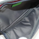 GUCCI GG Canvas Waist bag Nylon Gray Silver 752102 Auth BA8974V-10