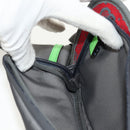 GUCCI GG Canvas Waist bag Nylon Gray Silver 752102 Auth BA8974V-25