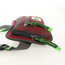 GUCCI GG Canvas Waist bag Nylon Gray Silver 752102 Auth BA8974V-3