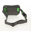 GUCCI GG Canvas Waist bag Nylon Gray Silver 752102 Auth BA8974V-7