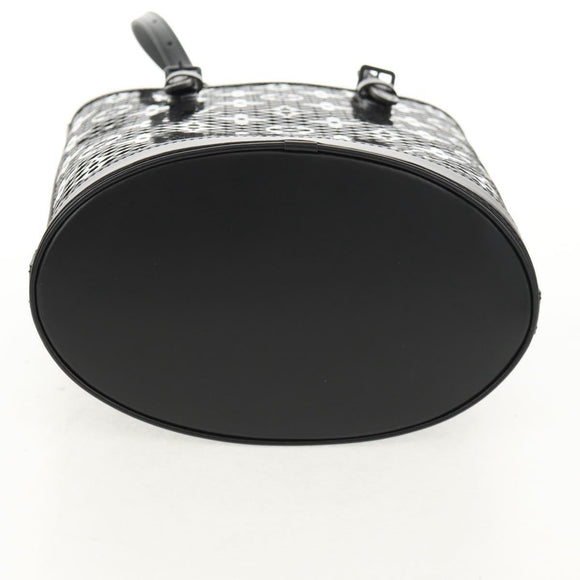 LOUIS VUITTON Monogram Lace Bucket PM Shoulder Bag Black M20352 LV Auth BA8977AM