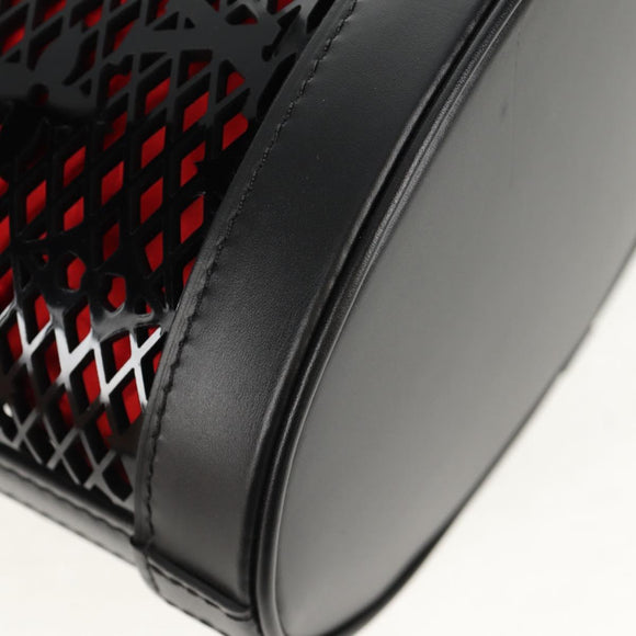 LOUIS VUITTON Monogram Lace Bucket PM Shoulder Bag Black M20352 LV Auth BA8977AM