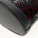 LOUIS VUITTON Monogram Lace Bucket PM Shoulder Bag Black M20352 LV Auth BA8977AM-18