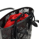 LOUIS VUITTON Monogram Lace Bucket PM Shoulder Bag Black M20352 LV Auth BA8977SAM-10