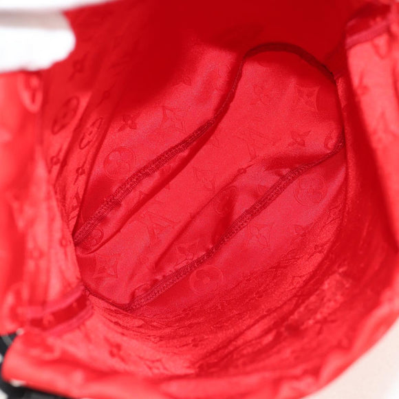 LOUIS VUITTON Monogram Lace Bucket PM Shoulder Bag Black M20352 LV Auth BA8977AM