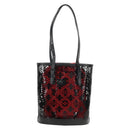 LOUIS VUITTON Monogram Lace Bucket PM Shoulder Bag Black M20352 LV Auth BA8977SAM-13