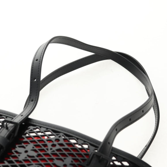 LOUIS VUITTON Monogram Lace Bucket PM Shoulder Bag Black M20352 LV Auth BA8977SAM