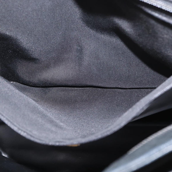 BALLY Tote Bag Leather Black Gold Auth BA8978