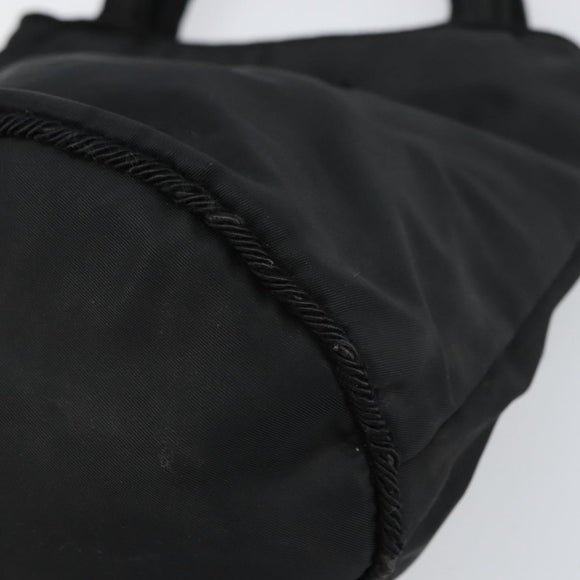 PRADA Hand Bag Nylon Black Auth BA8979