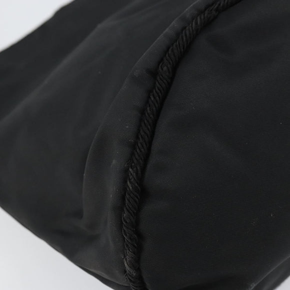 PRADA Hand Bag Nylon Black Auth BA8979
