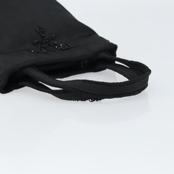 PRADA Hand Bag Nylon Black Auth BA8979