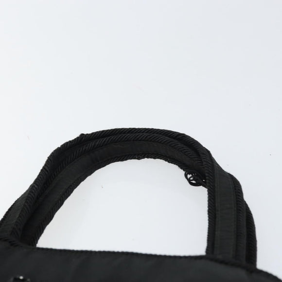 PRADA Hand Bag Nylon Black Auth BA8979
