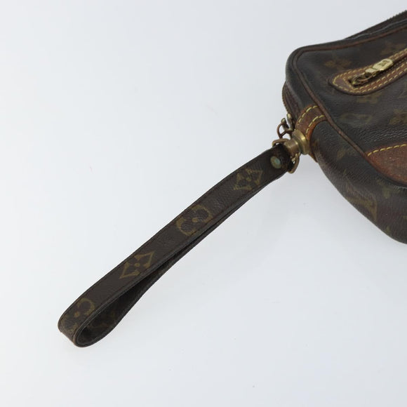 LOUIS VUITTON Monogram Marly Dragonne GM Clutch Bag M51825 LV Auth BA8980