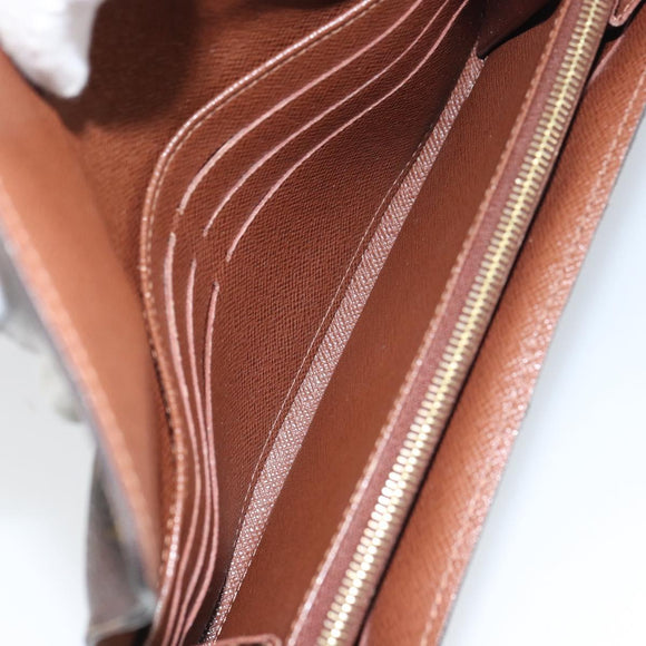 LOUIS VUITTON Monogram Portefeuille Sarah Long Wallet M61734 LV Auth BA8981