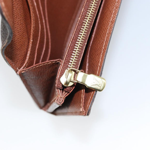 LOUIS VUITTON Monogram Portefeuille Sarah Long Wallet M61734 LV Auth BA8981