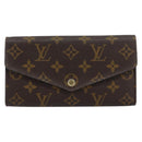 LOUIS VUITTON Monogram Portefeuille Sarah Long Wallet M61734 LV Auth BA8981-13