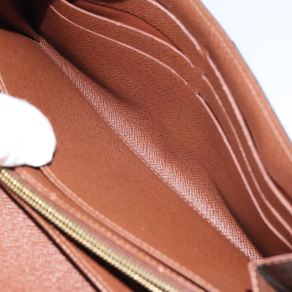 LOUIS VUITTON Monogram Portefeuille Sarah Long Wallet M61734 LV Auth BA8981