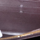 LOUIS VUITTON Monogram Vernis Zippy Wallet Wallet Amarante M93522 Auth BA8982-8