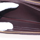 LOUIS VUITTON Monogram Vernis Zippy Wallet Wallet Amarante M93522 Auth BA8982-19