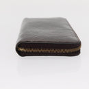 LOUIS VUITTON Monogram Vernis Zippy Wallet Wallet Amarante M93522 Auth BA8982-3