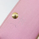 LOUIS VUITTON Multicolor Portefeuille Sarah Wallet White M93532 LV Auth BA8984-8