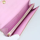 LOUIS VUITTON Multicolor Portefeuille Sarah Wallet White M93532 LV Auth BA8984-9