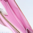 LOUIS VUITTON Multicolor Portefeuille Sarah Wallet White M93532 LV Auth BA8984-21