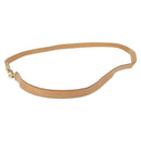 LOUIS VUITTON Shoulder Strap Leather 44.1"" Beige LV Auth BA8985-4