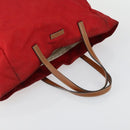 GUCCI GG Plus Supreme Bag PVC Leather Nylon 3 Set Beige Red black Auth BA8987-12