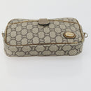 GUCCI GG Plus Supreme Bag PVC Leather Nylon 3 Set Beige Red black Auth BA8987-20