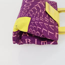 VALENTINO Bulgari Chloe Bag Leather Canvas 3 Set Pink Brown purple Auth BA8988-12