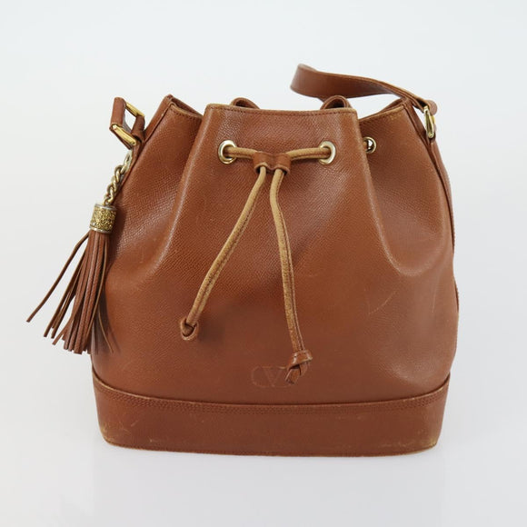 VALENTINO Bulgari Chloe Bag Leather Canvas 3 Set Pink Brown purple Auth BA8988