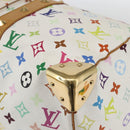 LOUIS VUITTON Monogram Multicolor Keepall 45 Bag White M92641 LV Auth BA8992SAV-15