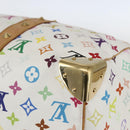 LOUIS VUITTON Monogram Multicolor Keepall 45 Bag White M92641 LV Auth BA8992SAV-17