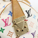 LOUIS VUITTON Monogram Multicolor Keepall 45 Bag White M92641 LV Auth BA8992SAV-20