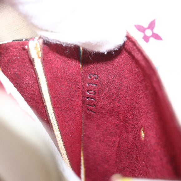 LOUIS VUITTON Monogram Multicolor Keepall 45 Bag White M92641 LV Auth BA8992SAV