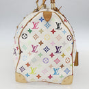 LOUIS VUITTON Monogram Multicolor Keepall 45 Bag White M92641 LV Auth BA8992SAV-3