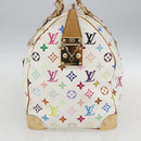 LOUIS VUITTON Monogram Multicolor Keepall 45 Bag White M92641 LV Auth BA8992SAV-4