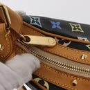 LOUIS VUITTON Monogram Multicolor Boulogne Bag Black M92638 LV Auth BA8993V-9