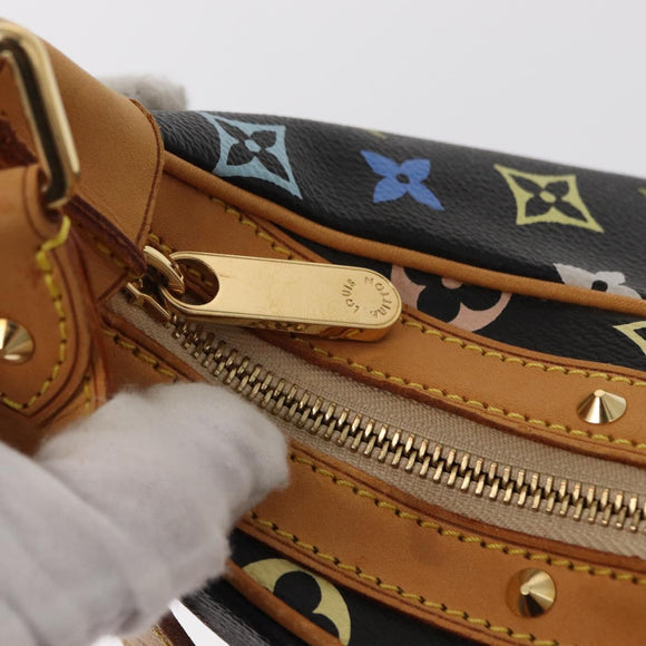 LOUIS VUITTON Monogram Multicolor Boulogne Bag Black M92638 LV Auth BA8993V