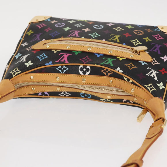 LOUIS VUITTON Monogram Multicolor Boulogne Bag Black M92638 LV Auth BA8993V
